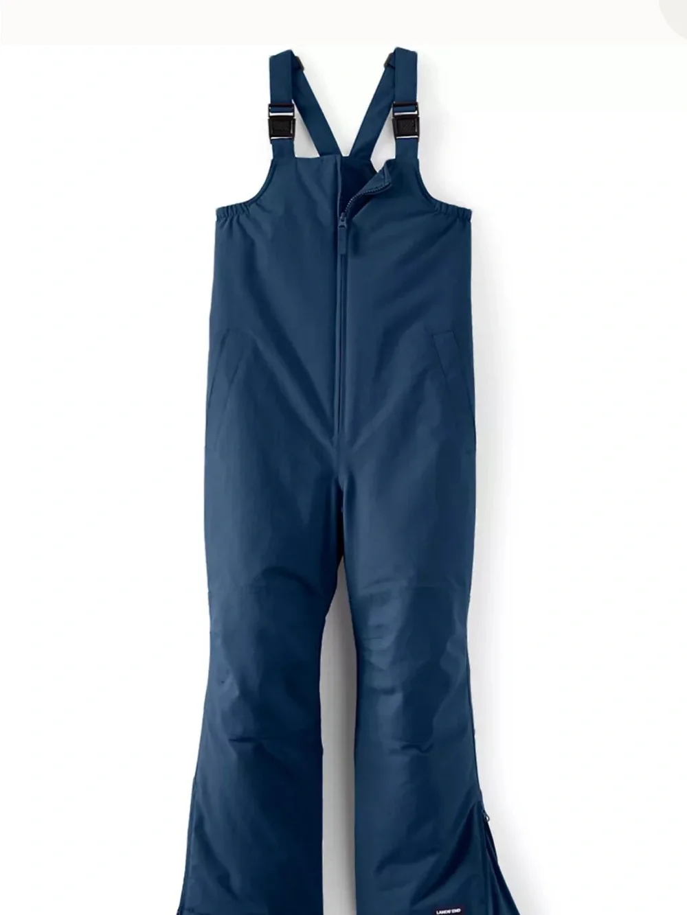 Lands' End Navy Kids Squall Waterproof Insulated Iron Knee Snow Bibs